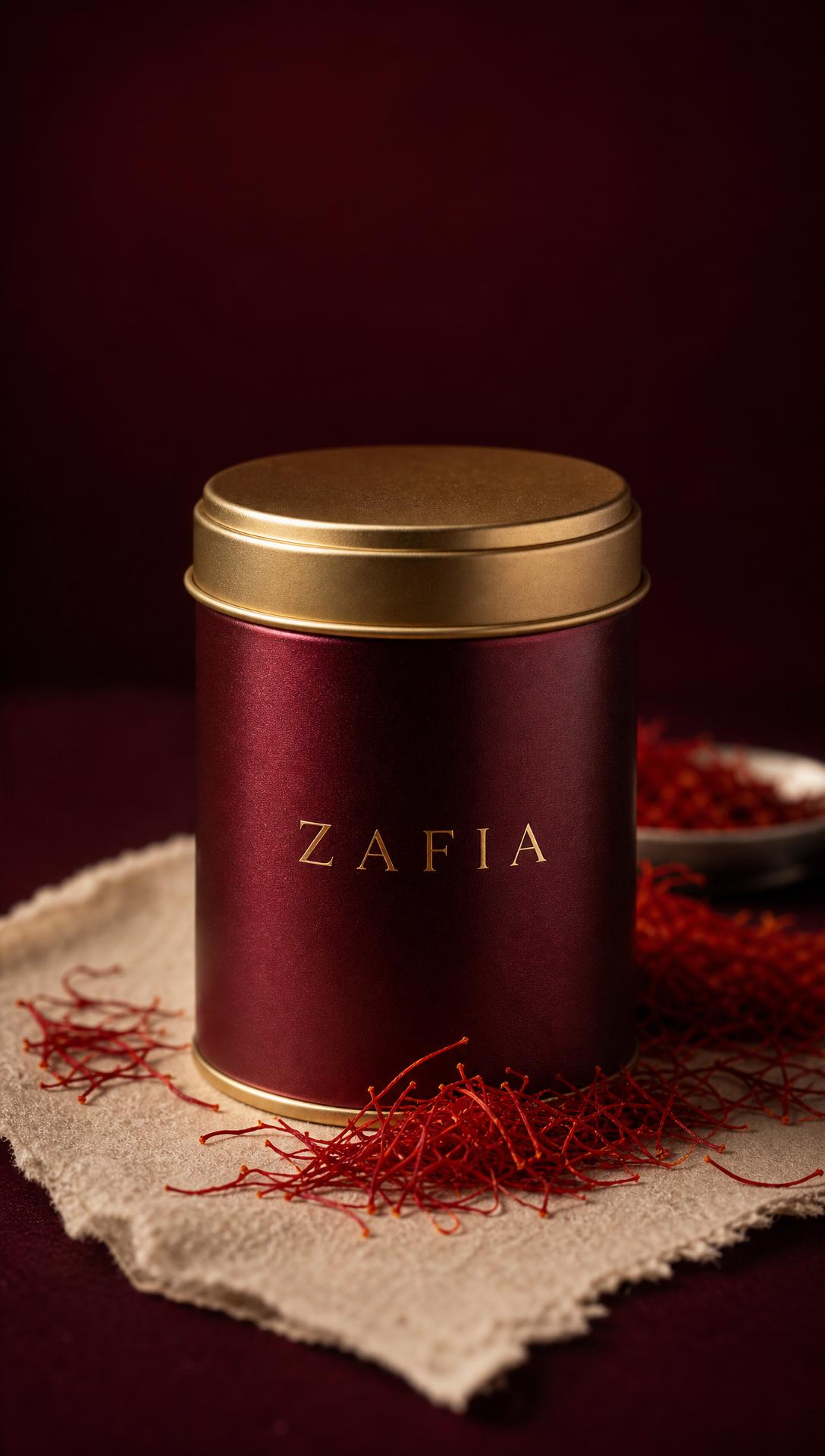 Bordeaux blik Zafia saffraan, 3 gram
